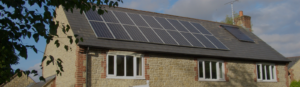 Retrofit solar panels home