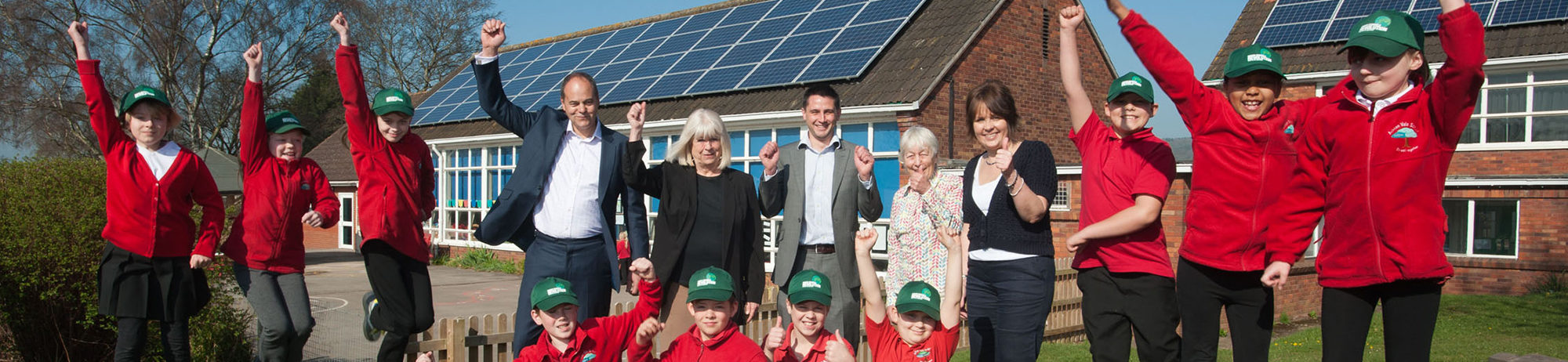 Solar panels for schools header