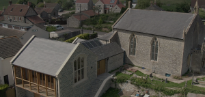 Pilton Church - Solar Slates Installation