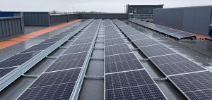 Bristol Airport - Lulsgate House - Flat Roof Solar PV Array