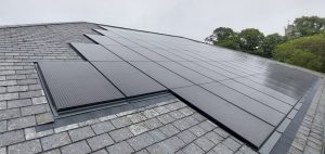 school solar panel installation