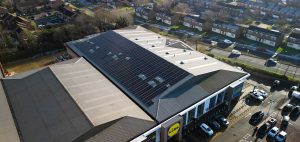 Lidl Slough - supermarket solar pv system