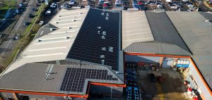 Supermarket solar panels - Lidl Slough