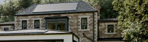 Residential solar panels installed on home in the UK