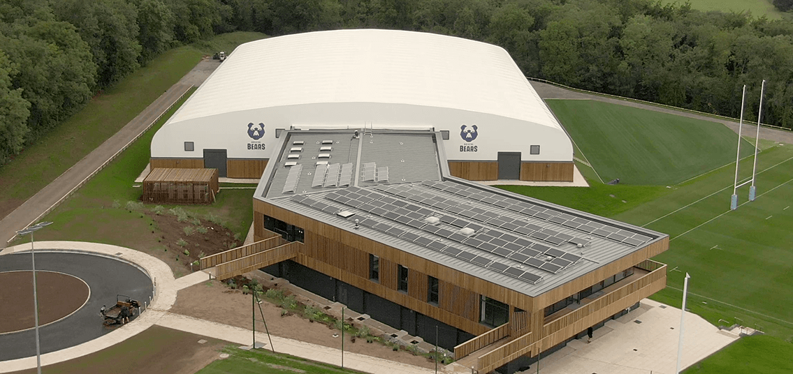 Sports Training Ground Bristol Bears Solar Panels