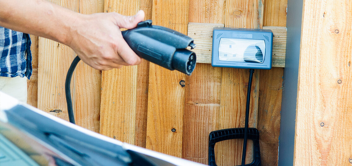 Croyde Cottage EV charge point