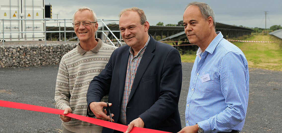 Ham Lane Solar park opening ceremony