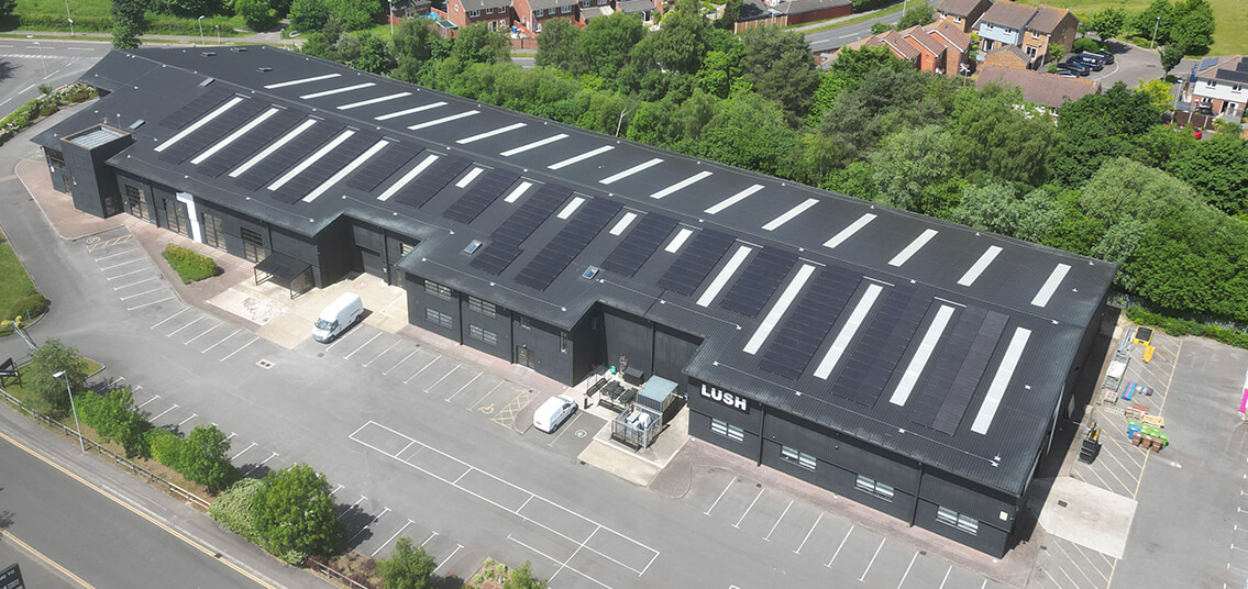 Lush solar panels