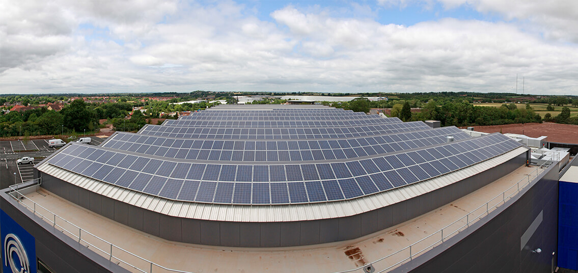 National Composites Centre solar panels