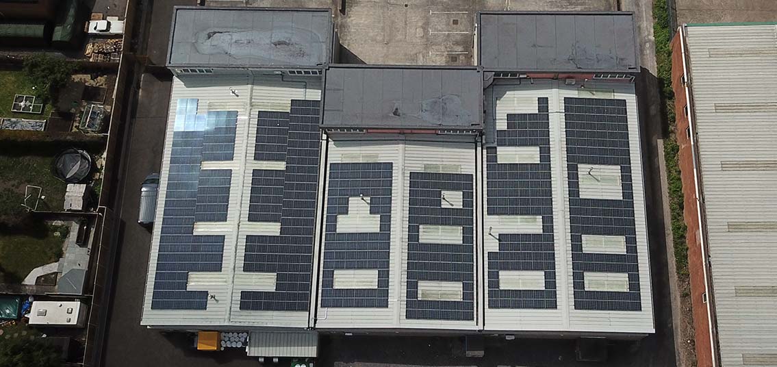 Nylaplas solar PV panels installation
