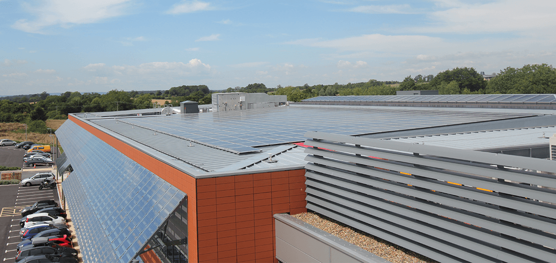 Renishaw Engineering Solar PV top view
