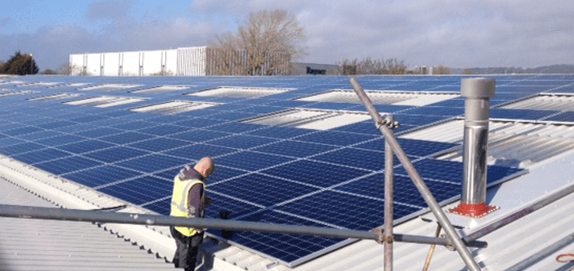 Northacre Resource Recovery Centre Solar PV system image