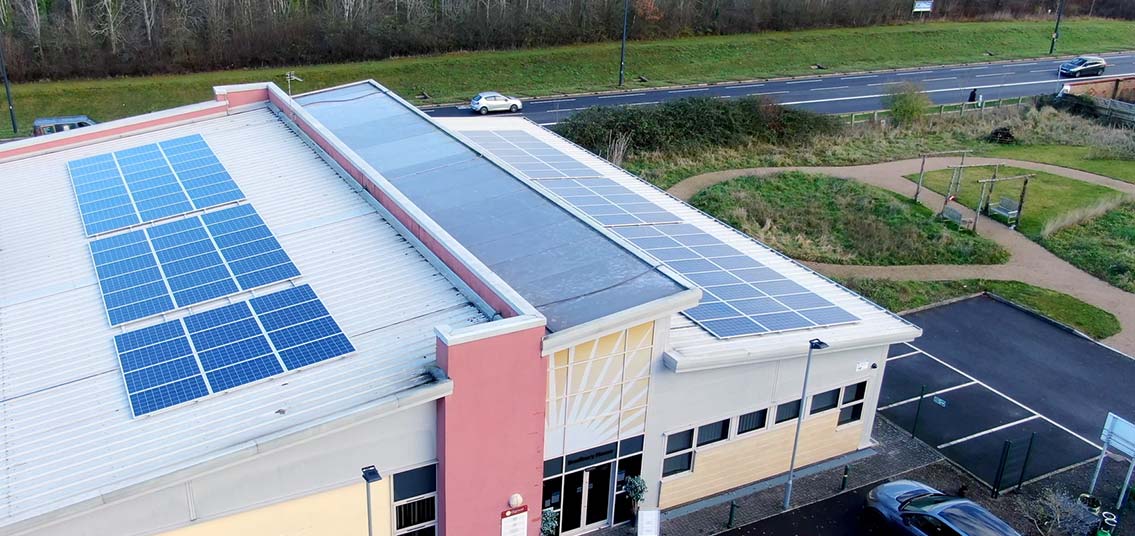 Solar PV on MS Charity Roof