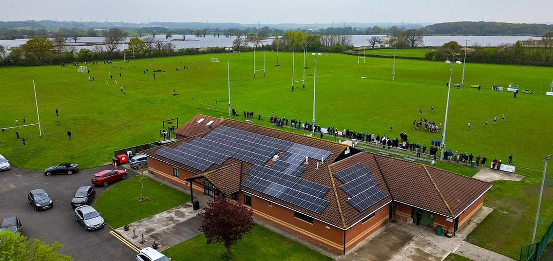 St Marys RFC solar PV system