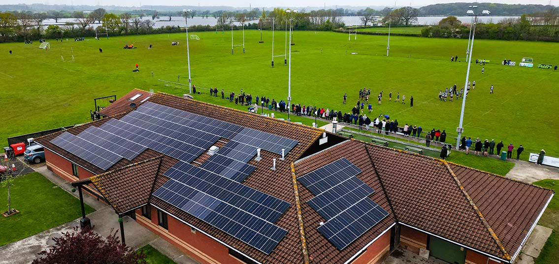 St Marys RFC solar panels