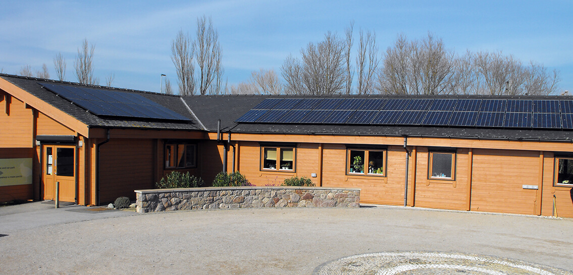 RSPB solar panels