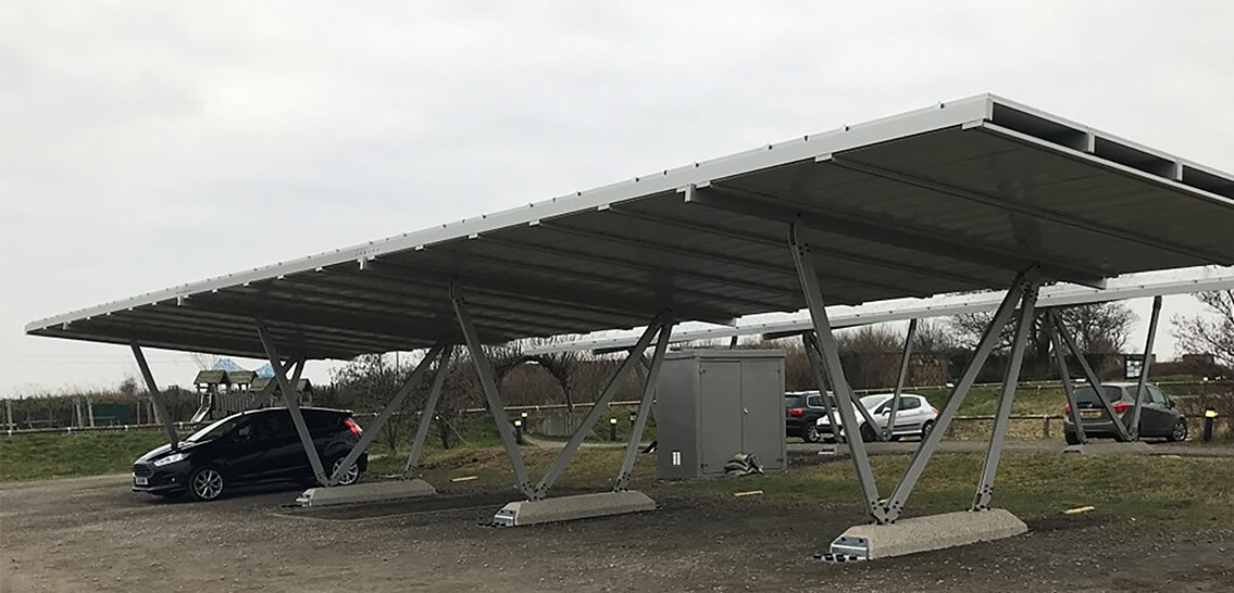 RSPB solar carport