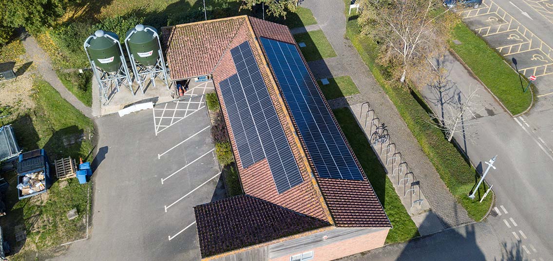 Wildfowl Wetland Trust WWT solar panels