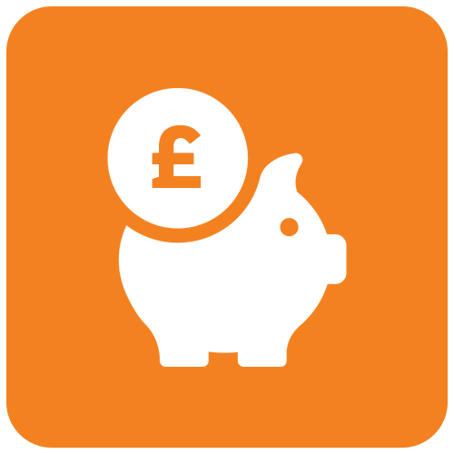 Solar panel benefit icons - export solar energy to the grid via the Smart Export Gaurantee