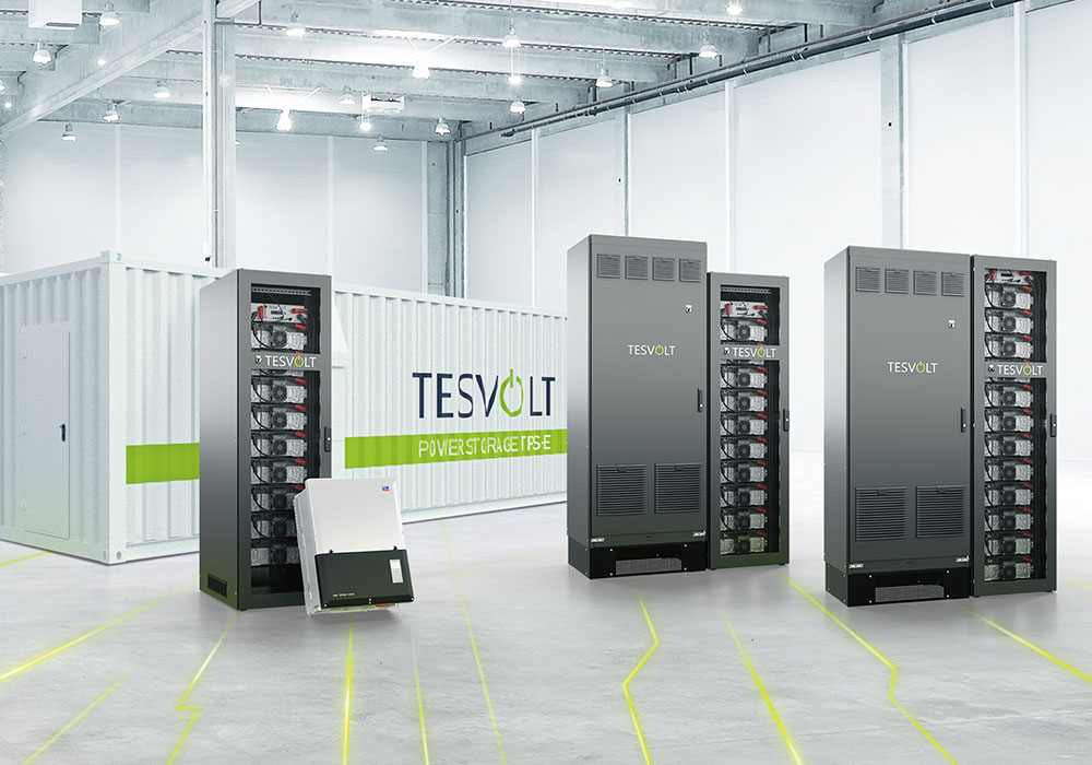Tesvolt battery installation - SolarSense
